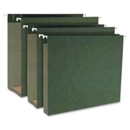 BUSINESS SOURCE Hanging File Folder- Legal- .2 in. Tab- 2 in. Exp- 25-BX- SDGN BSN43854